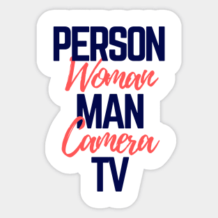 #personwomanmancameratv Person Woman Man Camera TV Sticker